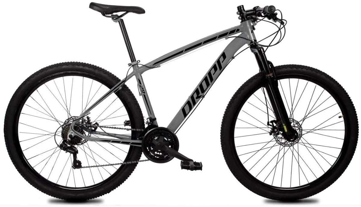 Bicicleta Aro 29 Dropp Z1-x 21vel.cambio Shimano E Suspensão-cinza